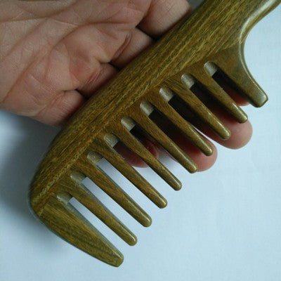 Wide-Tooth Wooden Comb