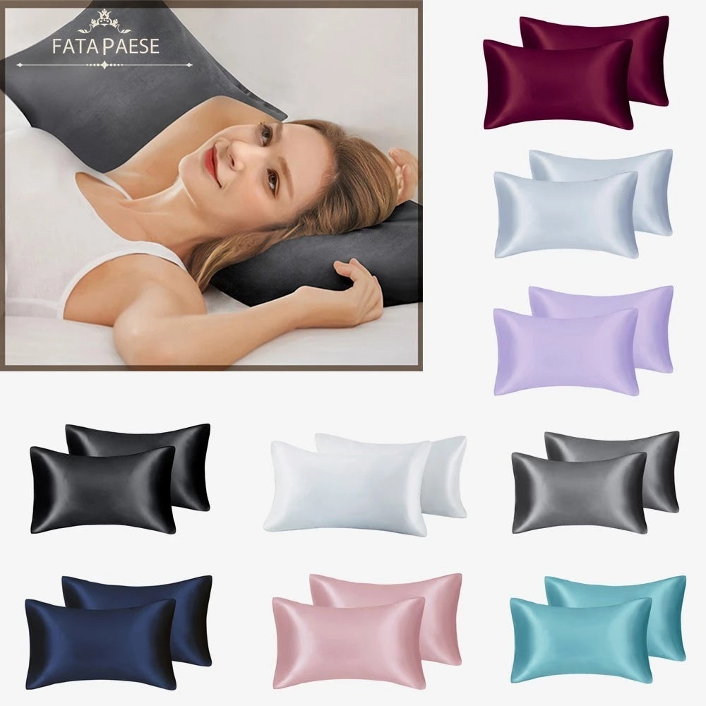 Satin Pillowcase – Blush